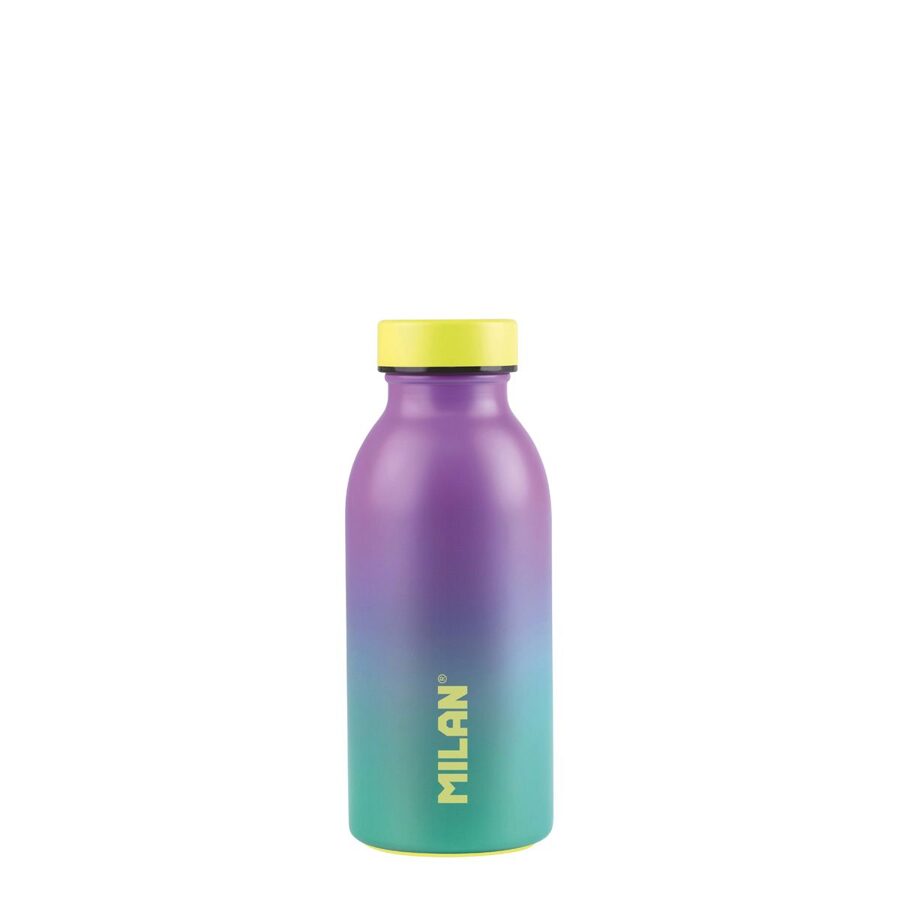 Botella isotérmica de acero inoxidable 354 ml serie Sunset, turquesa - lila