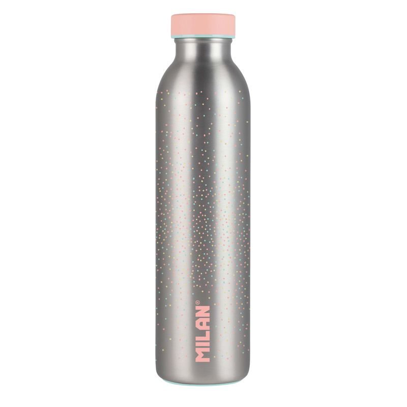 Botella isotérmica de acero inoxidable 591 ml serie Silver, rosa