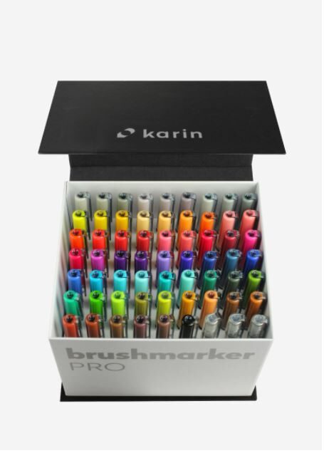 Brush Marker Pro mega BOX 60 colores + 3blender
