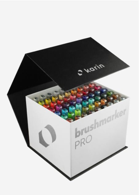 Brush Marker Pro mega BOX 60 colores + 3blender