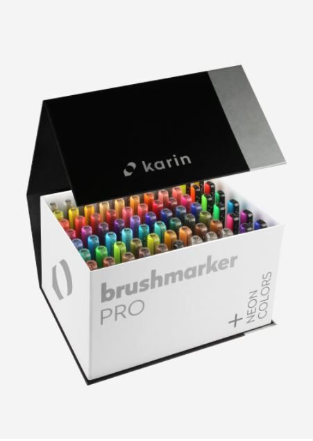 Brush Marker PRO MEGA BOX PLUS 72 colores + 3 blender