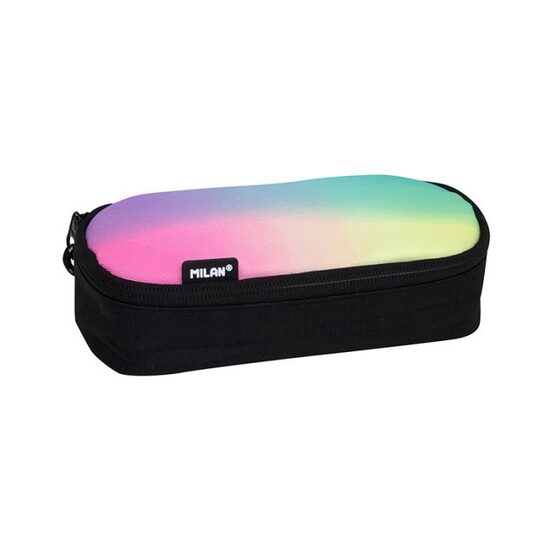 Estuche ovalado Sunset, negro