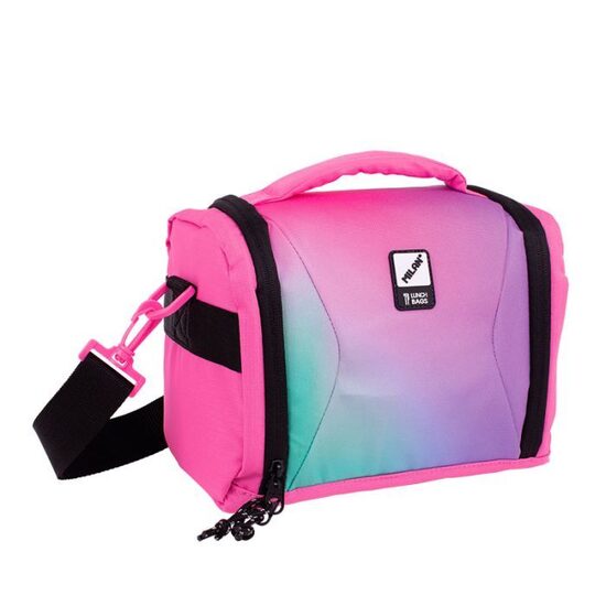 Bolsa isotérmica porta alimentos gran capacidad (5 L) serie Sunset, rosa