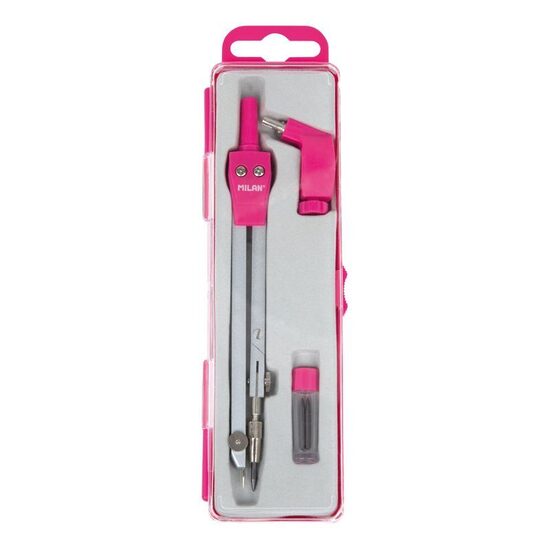 Caja compás con pata articulada Acid, rosa