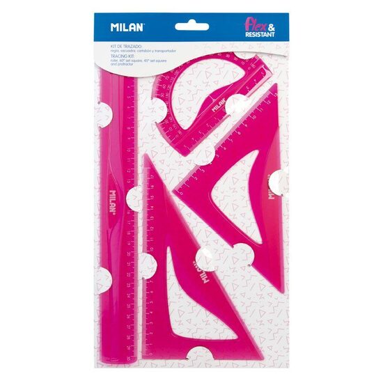 Kit de reglas Flex&Resistant rosa, serie Acid