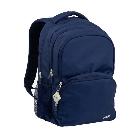 Mochila escolar 4 cremalleras (25 L) colección 430 since 1918, azul marino