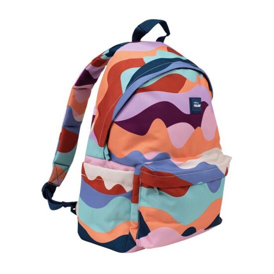 Mochila escolar clásica 2 cremalleras (22 L) serie The Fun, multicolor