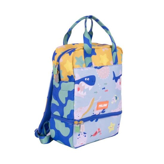Mochila infantil con compartimento isotérmico de 2 L (capacidad total 9,5 L) serie especial Blue Odyssey