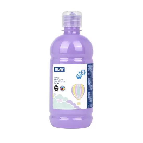 Botella témpera 500 ml violeta pastel