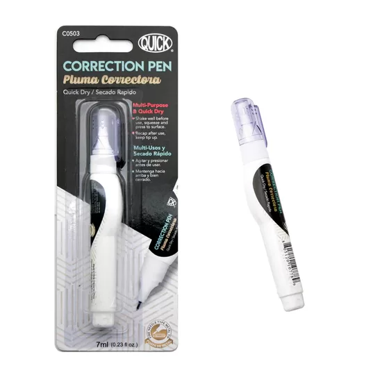 Pluma correctora quick 7ml en blister