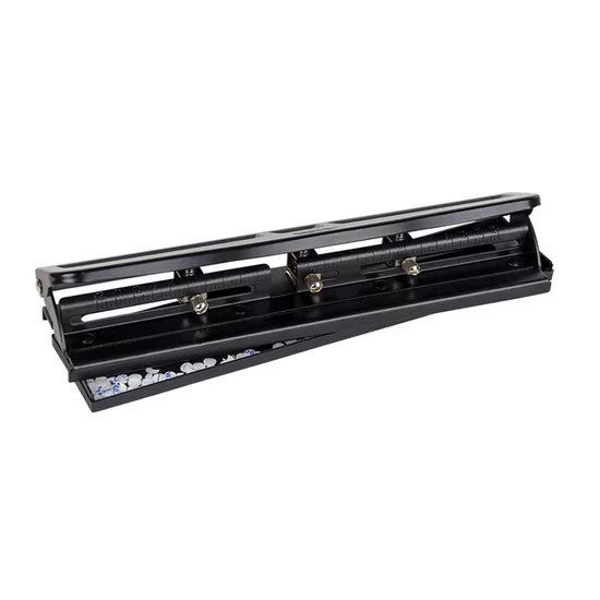 Perforadora metálica 3 huecos ajustable 10 hojas
