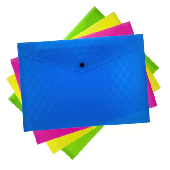 Sobre horizontal broche legal, colores surtidos