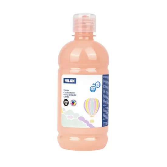 Botella témpera 500 ml rosa pálido pastel