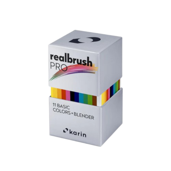 Brush Marker PRO 12 pcs 11 basic colores + blender