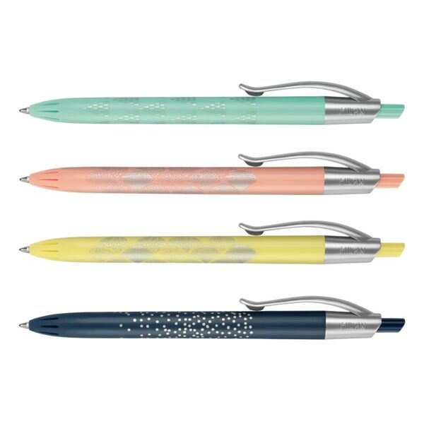 Estuche con 4 bolígrafos P1 Silver