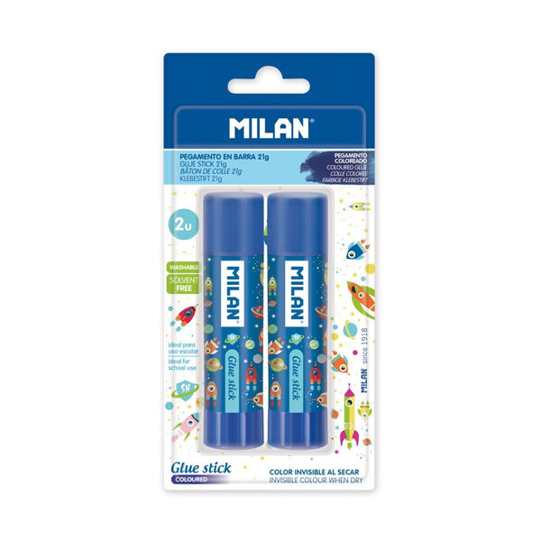 Blíster 2 barras de pegamento edición especial super hero space 21 g